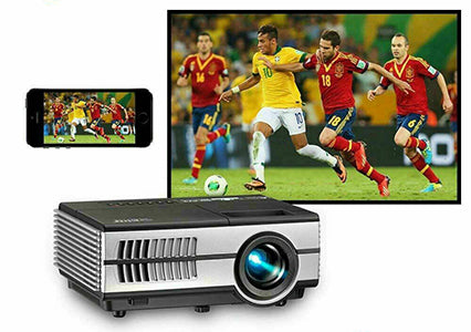 wireless wifi projector hd blue-tooth home theater mirroring screen airplay tv