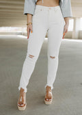 gisele wheat high rise skinny jean