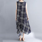 summer literary sleeveless dress