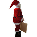 58 in. Christmas Musical Santa Claus Holding a Chalkboard