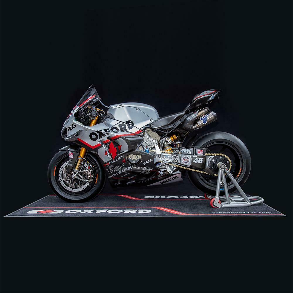 Oxford Motorcycle Motorbike Racing Team Workshop GaraMat XL 240x103cm