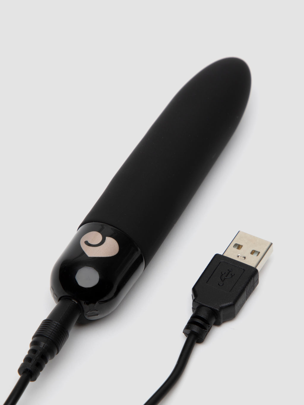 Lovehoney Mini Thrill Rechargeable Silicone Bullet Vibrator, Black | Black