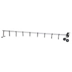 stainless steel solar cover reel swimming pools 18 feet wide inground gray new