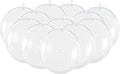 JEEKOS Clear Christmas Ornaments Balls - 10 Pcs Christmas Tress Decorations Ball Transparent Open Plastic Clear Bauble Ornament Gift Present Box Year (4-40cm) (Size : 40cm)