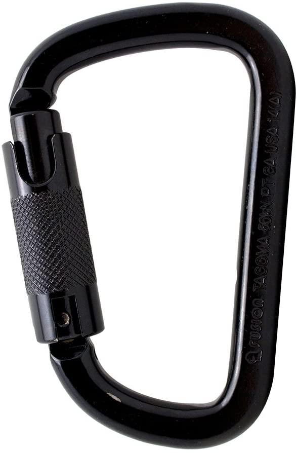 Fusion Climb Pro Backyard Zip Line Kit Harness Lanyard Trolley Carabiner Helmet Vest Glove Bundle FK-A-HLTCHVG-35