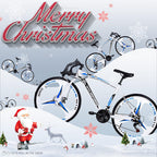 Hotwon Commuters Aluminum Full Suspension Road Bike 21 Speed Disc Brakes, 700c,220lbs,Iron,Black
