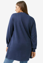 zip-pocket sweatshirt