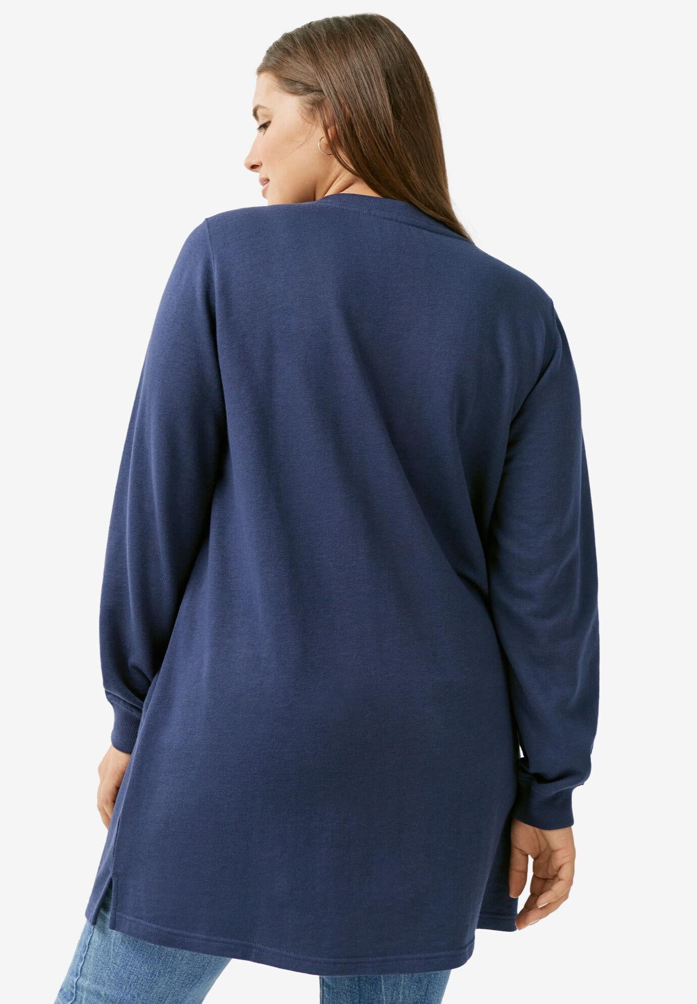 zip-pocket sweatshirt