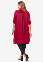 satin mega tunic