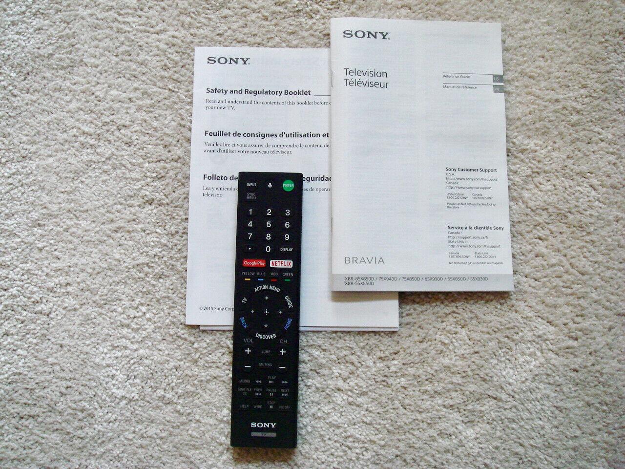 sony 75” tv, xbr-75x850d smart 4k android tv