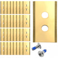 36 Sets Robust ium Blades for Robotic Lawn Mower - Compatible with All  Luba 1,2,3 AWD Luba mini AWD Yuka mini 1,2 and Yuka Models,0.9mm Thick Heavy Duty Replacement Blades