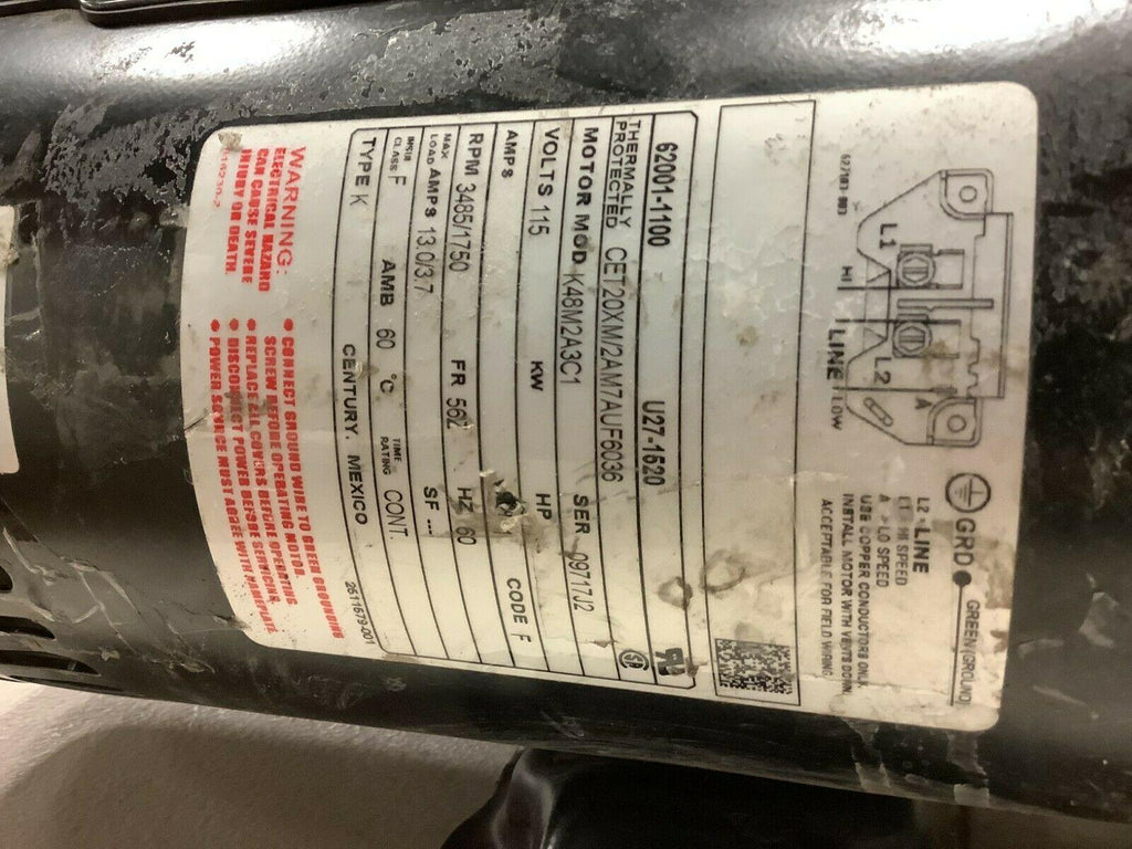 balboa 1.5 hp dura-jet cascade spa pump 230v 2-speed djayfa-01a3 *dented*