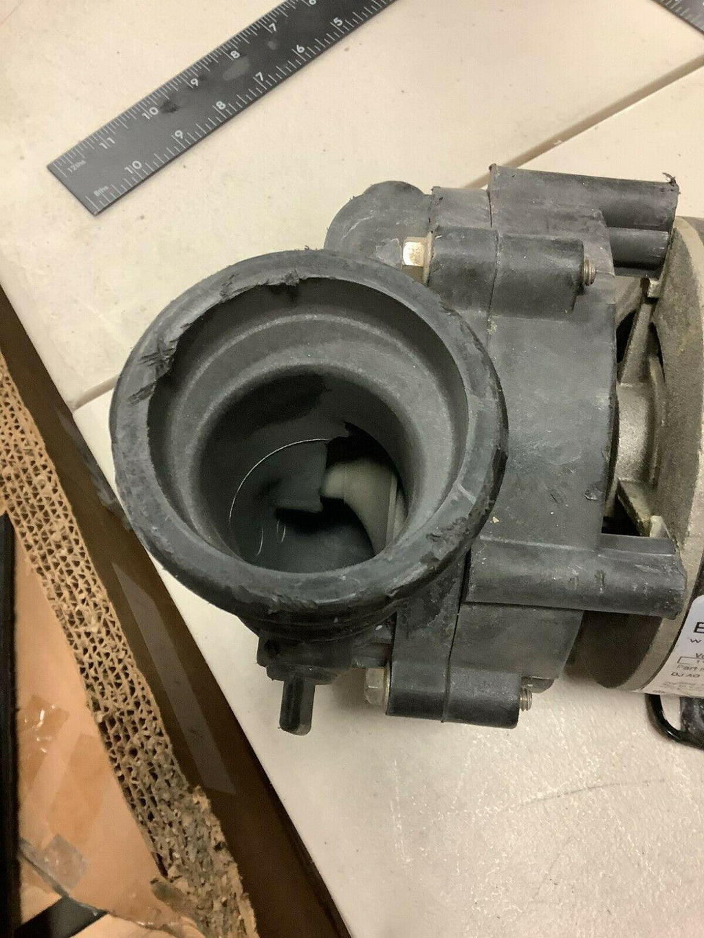 balboa 1.5 hp dura-jet cascade spa pump 230v 2-speed djayfa-01a3 *dented*