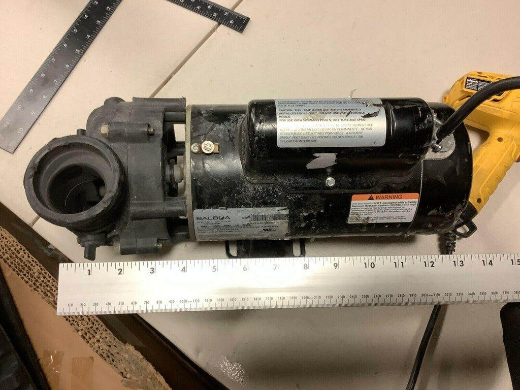 balboa 1.5 hp dura-jet cascade spa pump 230v 2-speed djayfa-01a3 *dented*