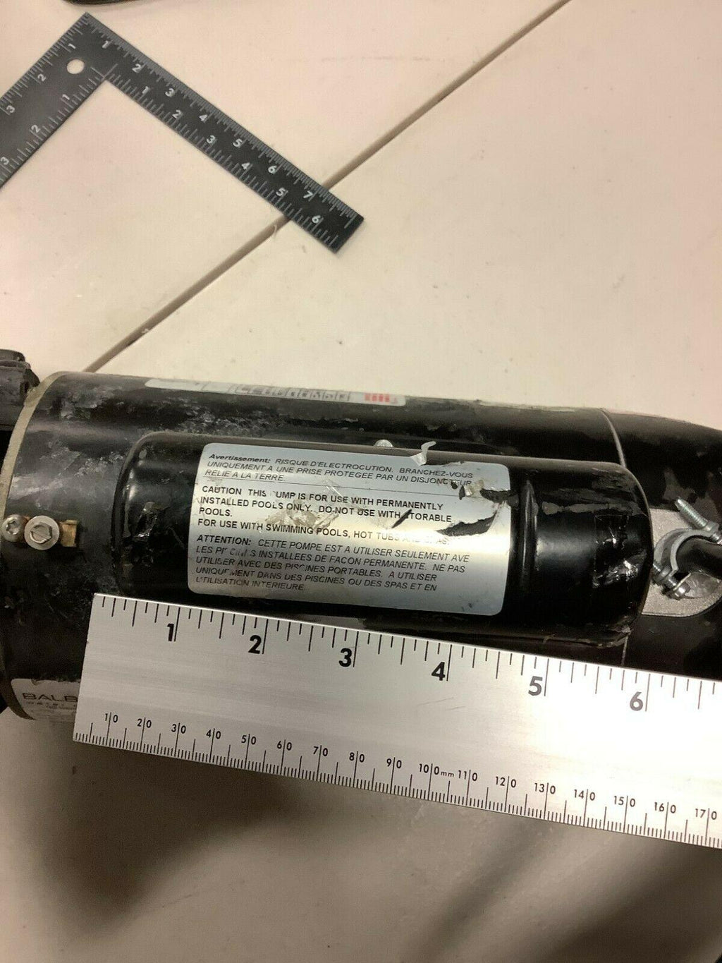 balboa 1.5 hp dura-jet cascade spa pump 230v 2-speed djayfa-01a3 *dented*