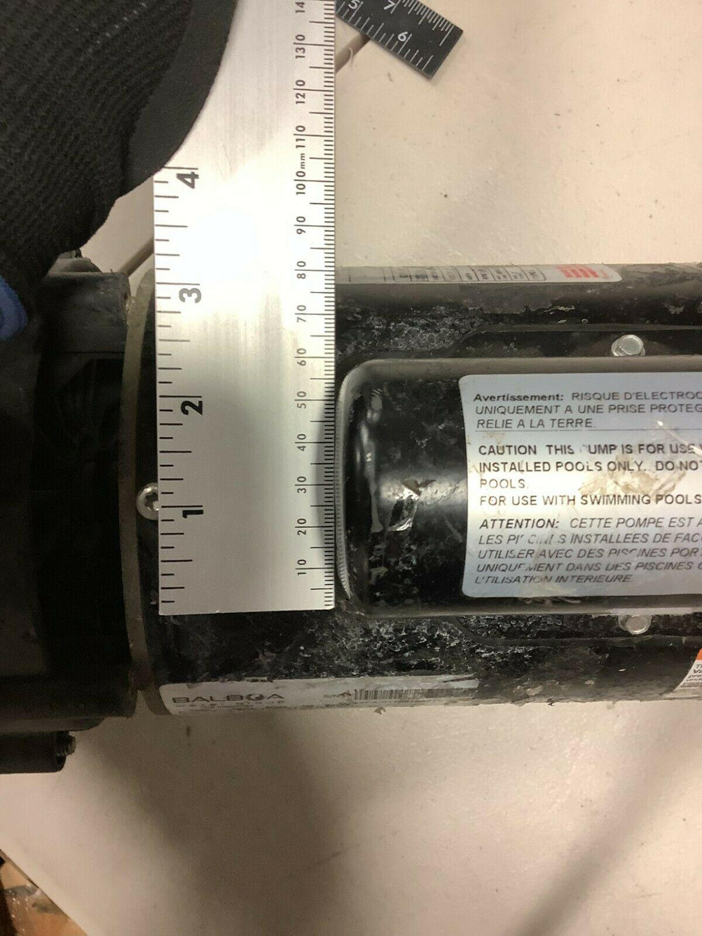 balboa 1.5 hp dura-jet cascade spa pump 230v 2-speed djayfa-01a3 *dented*