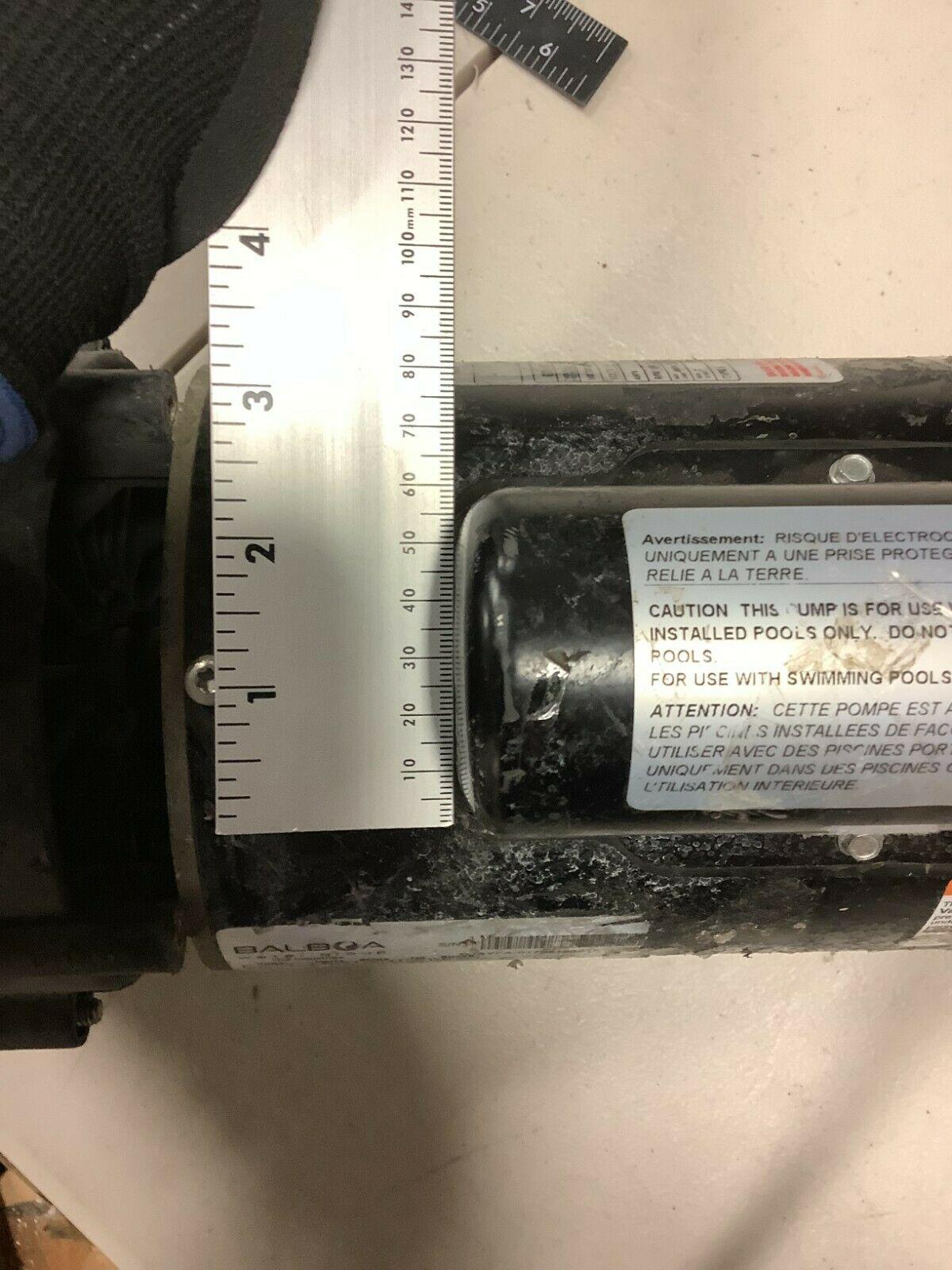 balboa 1.5 hp dura-jet cascade spa pump 230v 2-speed djayfa-01a3 *dented*