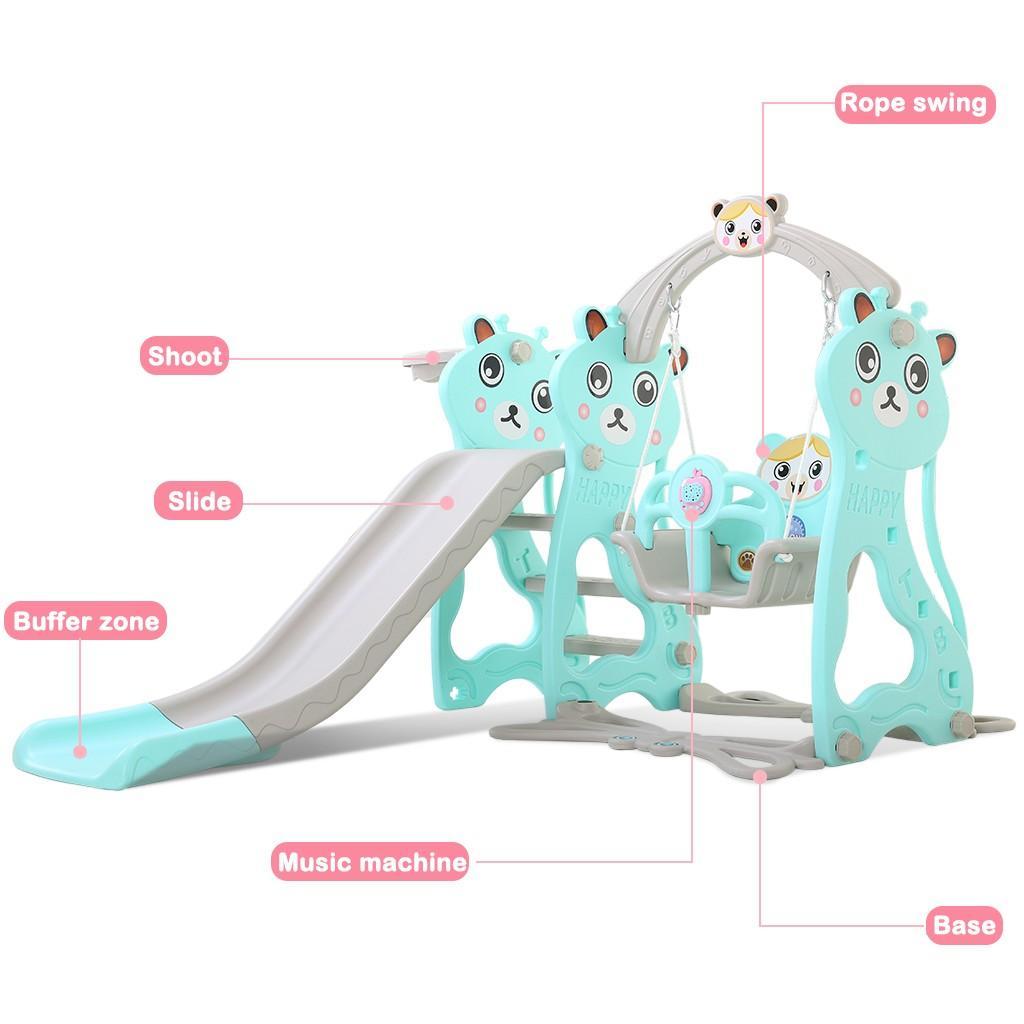 Homekdome Toddler Mountaineering And Swing Set, Suitable For Indoor And Backyard Baskets