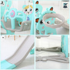 Homekdome Toddler Mountaineering And Swing Set, Suitable For Indoor And Backyard Baskets