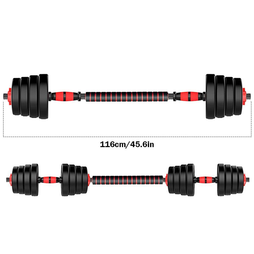 Transer Adjustable Dumbbell Pair, Dumbbell Combination Environmental Dumbbell Barbell Multi-Function Equipment for Home Gym Indoor Use