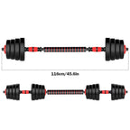 Transer Adjustable Dumbbell Pair, Dumbbell Combination Environmental Dumbbell Barbell Multi-Function Equipment for Home Gym Indoor Use