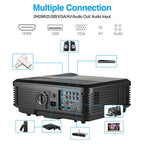 led 5000lms projector android wifi home theater blue-tooth airplay miracast tv