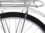 Micozy Beach Cruiser Bike Women Bike 24 Inch Retro Bicycle Classic Bicycle Commuter Bicycle with Ring Bell and Comfortable Seats &amp; Back Seats Fits 4'8''-5'10'' [US in Stock]
