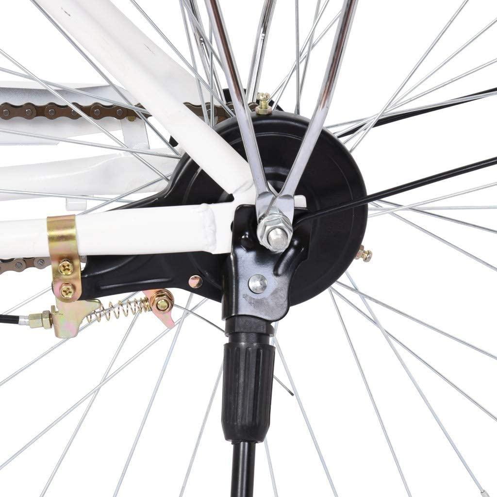 Micozy Beach Cruiser Bike Women Bike 24 Inch Retro Bicycle Classic Bicycle Commuter Bicycle with Ring Bell and Comfortable Seats &amp; Back Seats Fits 4'8''-5'10'' [US in Stock]