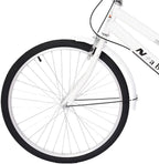 Micozy Beach Cruiser Bike Women Bike 24 Inch Retro Bicycle Classic Bicycle Commuter Bicycle with Ring Bell and Comfortable Seats &amp; Back Seats Fits 4'8''-5'10'' [US in Stock]