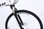 24 Inch Adult Mountain Bikes Folding Bike Non-Slip Bicycles, Fast-Speed Comfortable Outroad Racing Cycling, 21-Speed  Dual Disc Brakes Mountain Bicycle for Teens Men Women