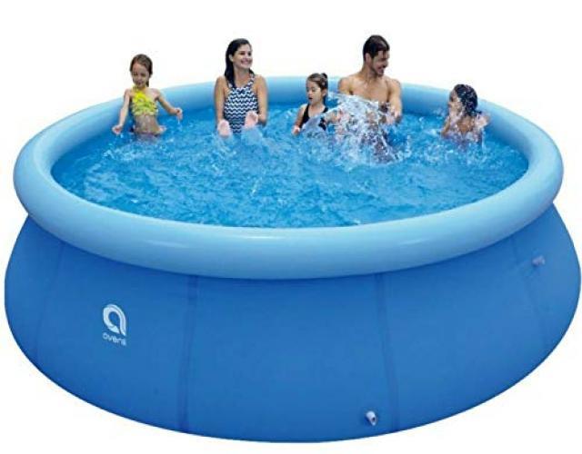Viecam Avenli 12' x 36" Inflatable Swimming Pool | Above Ground for Kids Family Water Sport