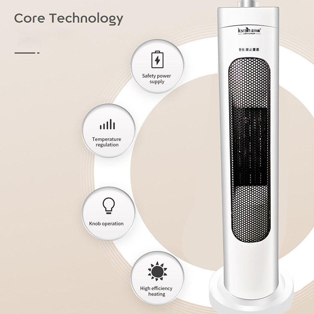 Kuluzego Portable Electric Heaters Space Air Warmer Fan Blower Radiator Heating for Winter