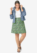 print a-line skirt