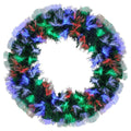 24 in. Multi-function Coloring Changing Fiber Optic Pine Artificial Christmas Wreath