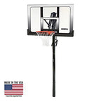 Lifetime 71281 In Ground Power Lift Basketball System, 52 Inch Shatterproof Backboard