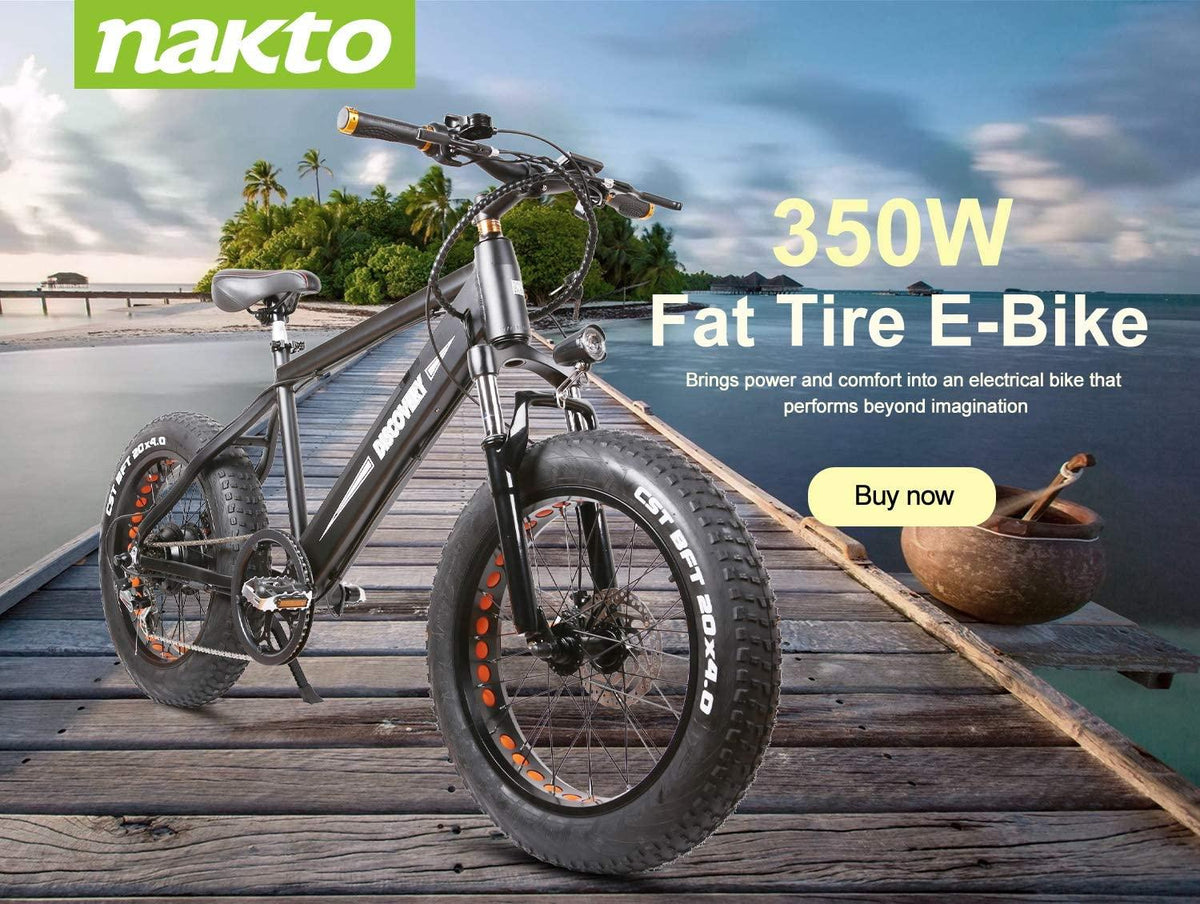 350W Electric Bike 20" Electric Mountain Bike 6-Speed Electric Bikes for Adults Electric Bicycle with 48V Battery