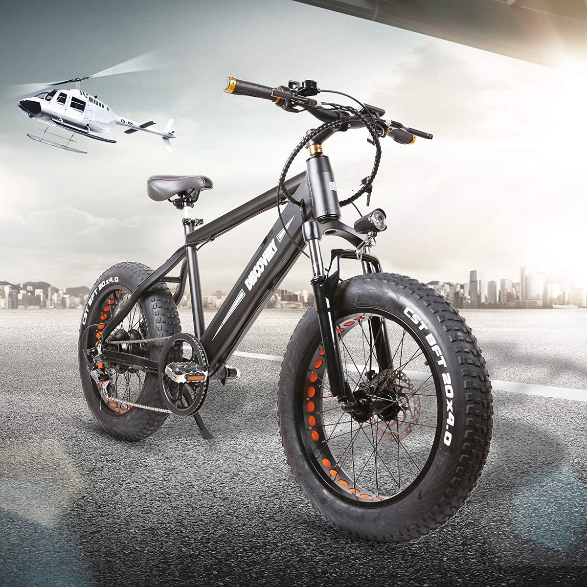 350W Electric Bike 20" Electric Mountain Bike 6-Speed Electric Bikes for Adults Electric Bicycle with 48V Battery