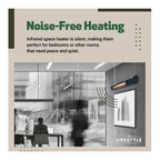 Lifestyle by Focus Infrared Electric Cold Space Heater (Black)