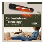 Lifestyle by Focus Infrared Electric Cold Space Heater (Black)