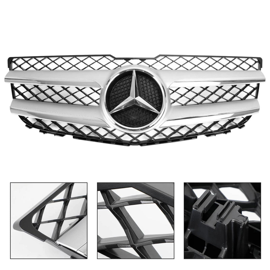 2015 Benz Glk350 Sport Utility 4-Door 2048802983 Front Upper Hood Bumper Grill Replacement Generic