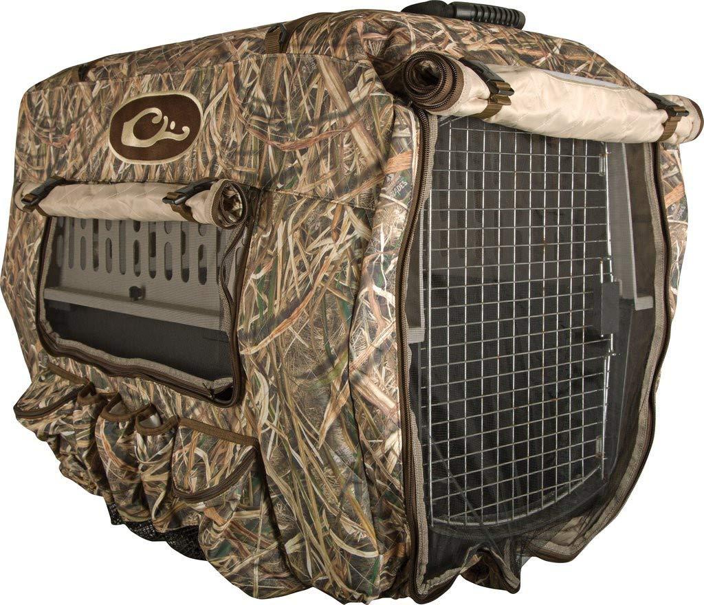 Drake Deluxe Adjustable Insulated Dog Kennel Cover Polyester Mossy Oak Shadow...