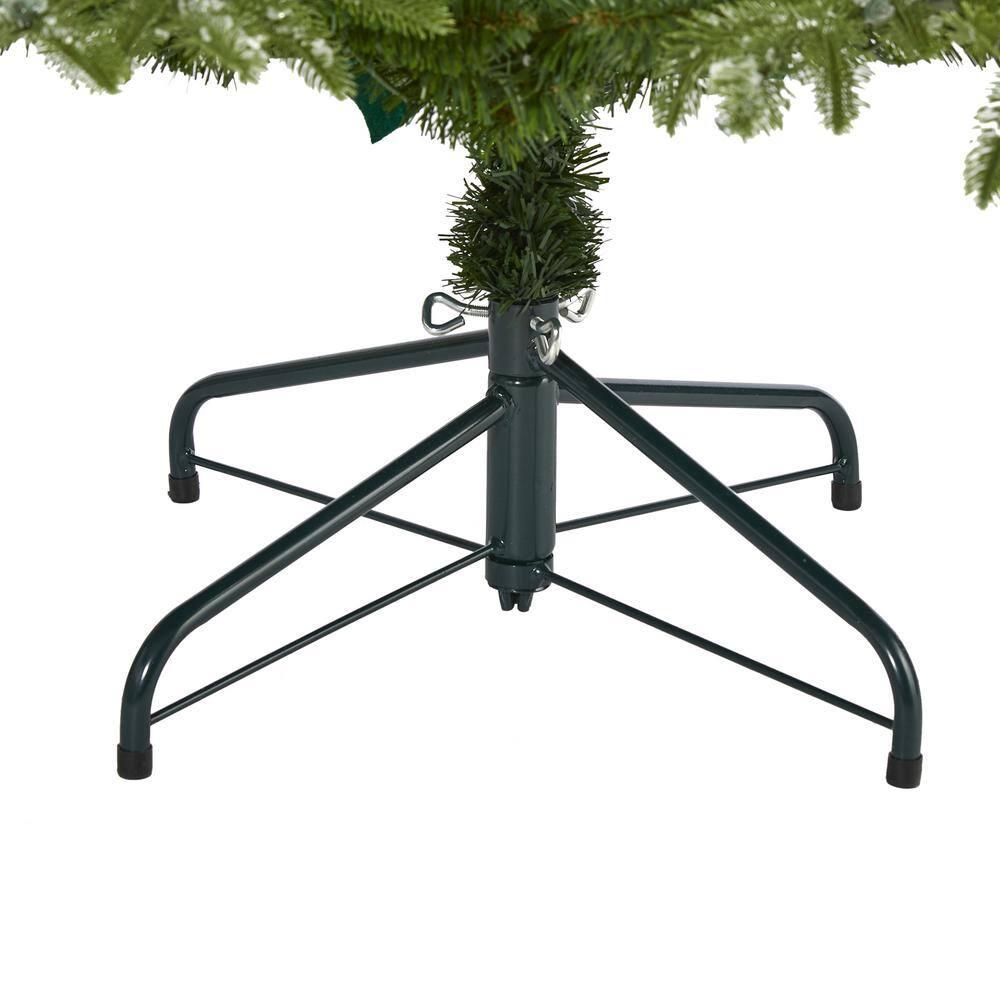 6 ft. Pre-Lit Snowed Grand Teton Artificial Christmas Tree with 300 Clear Lights