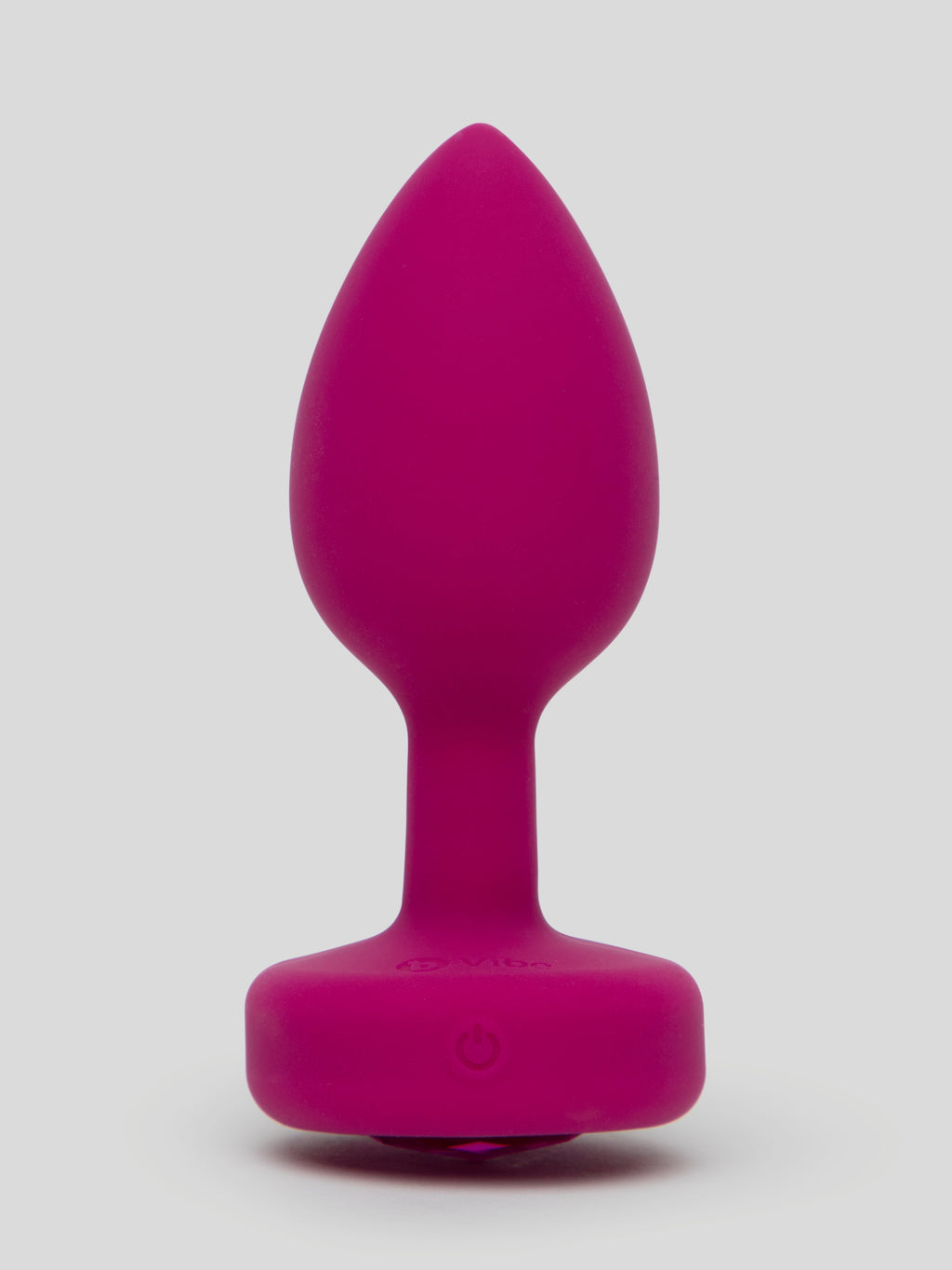 B-Vibe Remote Control Rechargeable Vibrating Silicone Jewelled Butt Plug , Pink