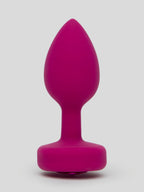 B-Vibe Remote Control Rechargeable Vibrating Silicone Jewelled Butt Plug , Pink