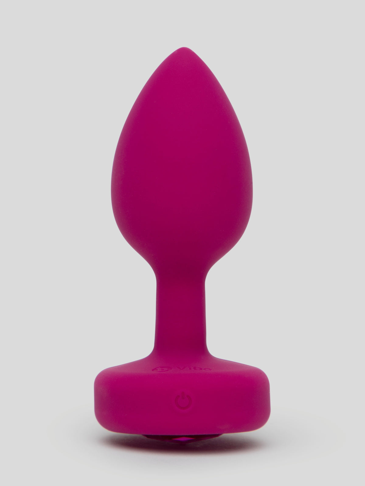 B-Vibe Remote Control Rechargeable Vibrating Silicone Jewelled Butt Plug , Pink