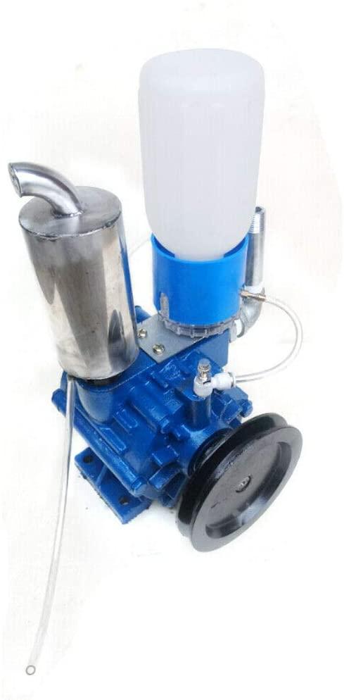 cncest cow goat milking machine, 1440rpm vacuum pump milker 250l/min for cow milking machine milker bucket tank barrel portable livestock milking equipment