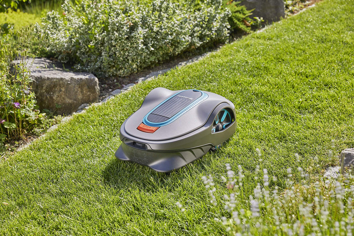 15102-20 SILENO Life - Automatic Robotic Lawn Mower, with Bluetooth app and Boundary Wire, quietest in its Class, for lawns up to 10800 Sq Ft, Made in Europe, Grey
