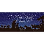 7 ft. x 16 ft. Nativity O'Holy Night Christmas Garage Door Decor Mural for Double Car Garage