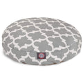 Gray Trellis LarRound Indoor Outdoor Pet Dog Bed With Removable Washable Cover By Majestic Pet Products