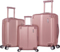 Berlin Hardside Expandable Spinner Wheel Luggage Set, Rose Gold, 3-Piece (20/24/28)